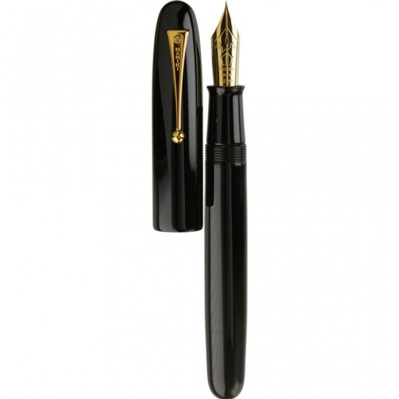 Pilot Namiki Emperor Urushi black fountain pen with size No.50