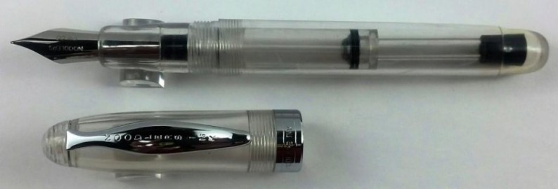 Noodlers Clear Demonstrator Ahab Flex 15021  Fountain Pen