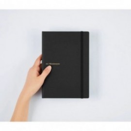 Maruman Mnemosyne  Journal Notebook A5 5mm Dot Grid Black N888-05