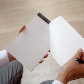 Mnemosyne notepad staple bound 188 A5+ 70sheets 5mm squared 80gr