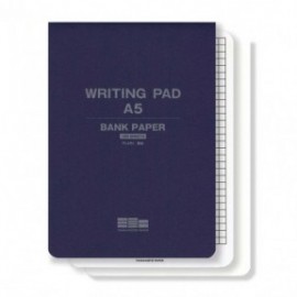 Yamamoto writing pad A5, Bank paper, 200 pagess, plain, 66,3g