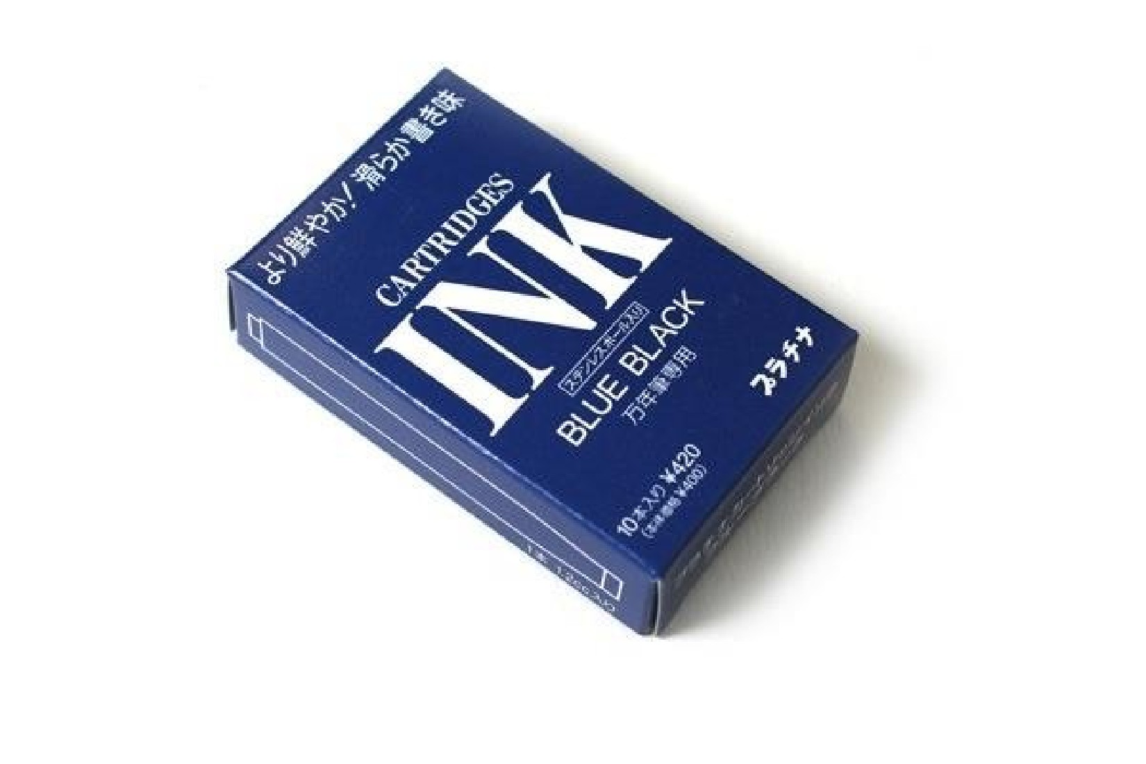 Platinum Blue Black Ink For Fountain Pen 10 Cartridges