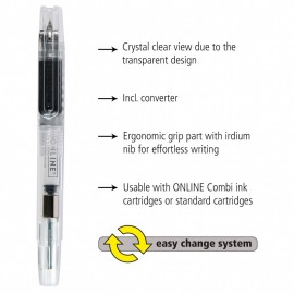 Fountain pen Bachelor Ice F with Converter 54115 Online
