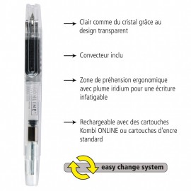 Fountain pen Bachelor Ice F with Converter 54115 Online