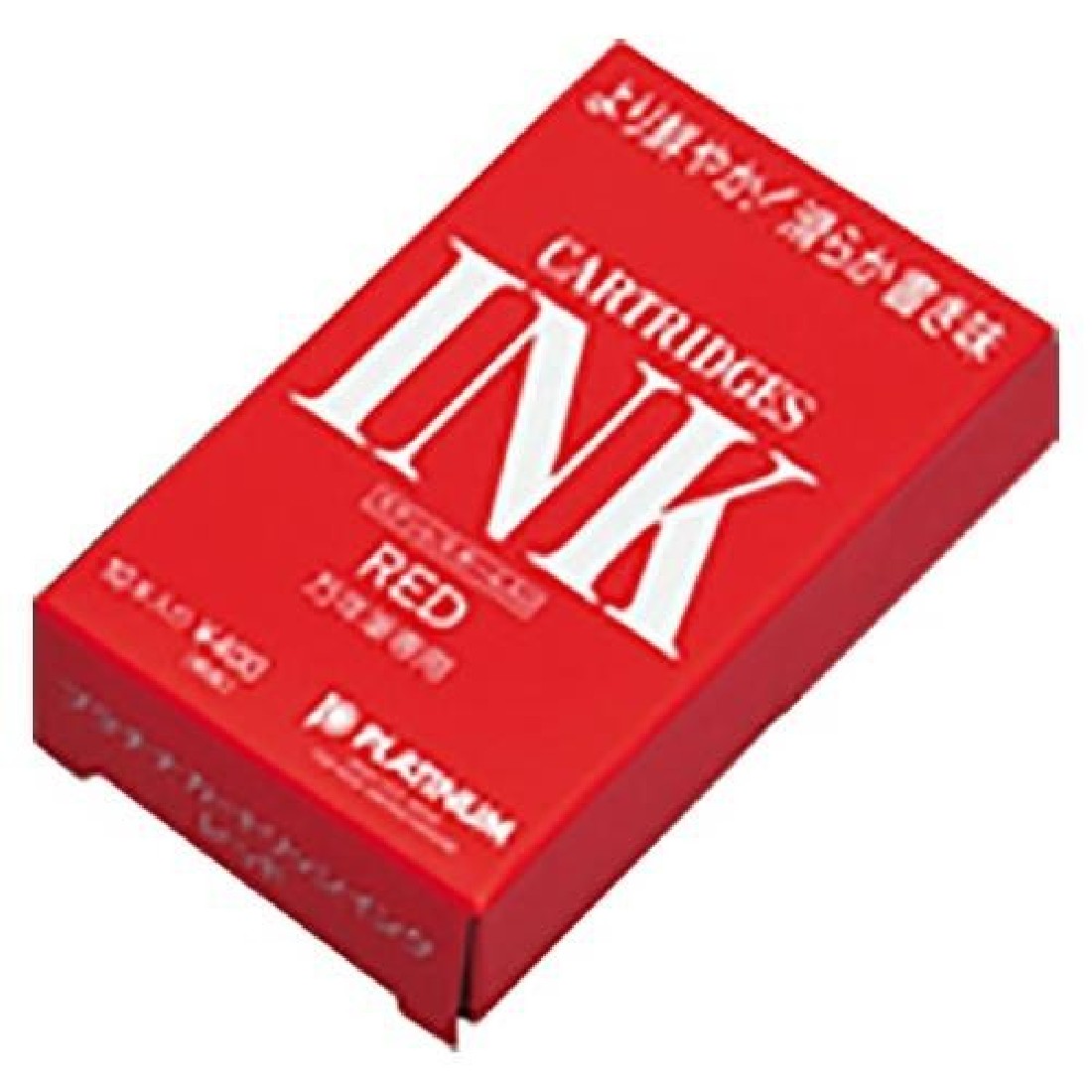 Platinum Red Ink  For Fountain Pen 10 Cartridges