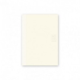 Midori MD Notebook A6 148x105 mm, 176 pages, glassine paper cover, Lined, Bookmark string, Label stickers, Thread-stitched book-binding (15288006) Midori