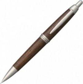 Uni Mitsubishi Pencil M51015.70 Pure Malt Mechanical Pencil, Wooden Barrel, 0.5 mm, Dark Brown
