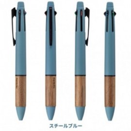 Uni Mitsubishi Jetstream x Karimoku multipen 4 ballpens and 1 pencil 0,5mm MSXE5-KF steel blue