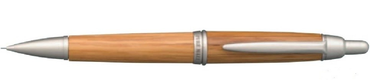 Uni Mitsubishi Pencil M51015.70 Pure Malt Mechanical Pencil, Wooden Barrel, 0.5 mm, Natural