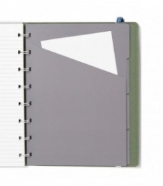 Filofax Notebook Refillable Ruled A5 Neutrals Jade, 179526