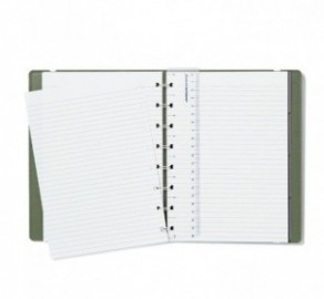 Filofax Notebook Refillable Ruled A5 Neutrals Jade, 179526