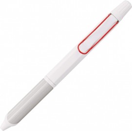 Uni Mitsubishi multipen Jetstream Edge 3 SXE3-2503-28.W15 3-Color Ballpoint Pen 0.28 mm White Red