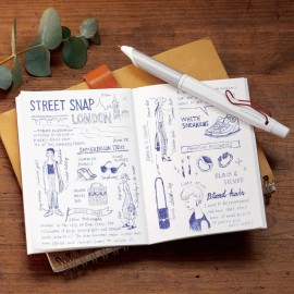 Uni Mitsubishi multipen Jetstream Edge 3 SXE3-2503-28.W15 3-Color Ballpoint Pen 0.28 mm White Red