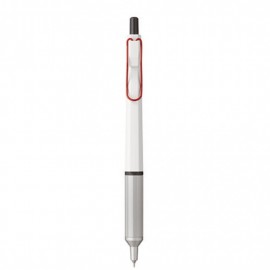 Uni Mitsubishi Edge white red 0.28mm ballpen SNX-1003-28W.15