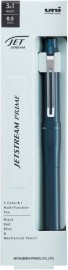Uni Mitsubishi Multifunction Pen Jetstream Prime 3 ballpens  and 1 mechanical pencil 0.5 Dark Blue