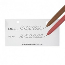 Uni Mitsubishi Zento 0.50mm ballpen, black ink, Lotus pink UBN-ZSC-05.B13