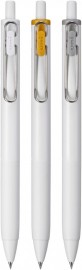 Uni Mitsubishi Gel Ballpoint Pen Uni-ball One 0.50 White, Gold, Silver 3-pack UMN-SC-05 WGS3C