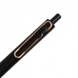 Uni Mitsubishi Zento 0.50mm ballpen, black ink, Black UMN-SG-05BK.24 Rose Gold