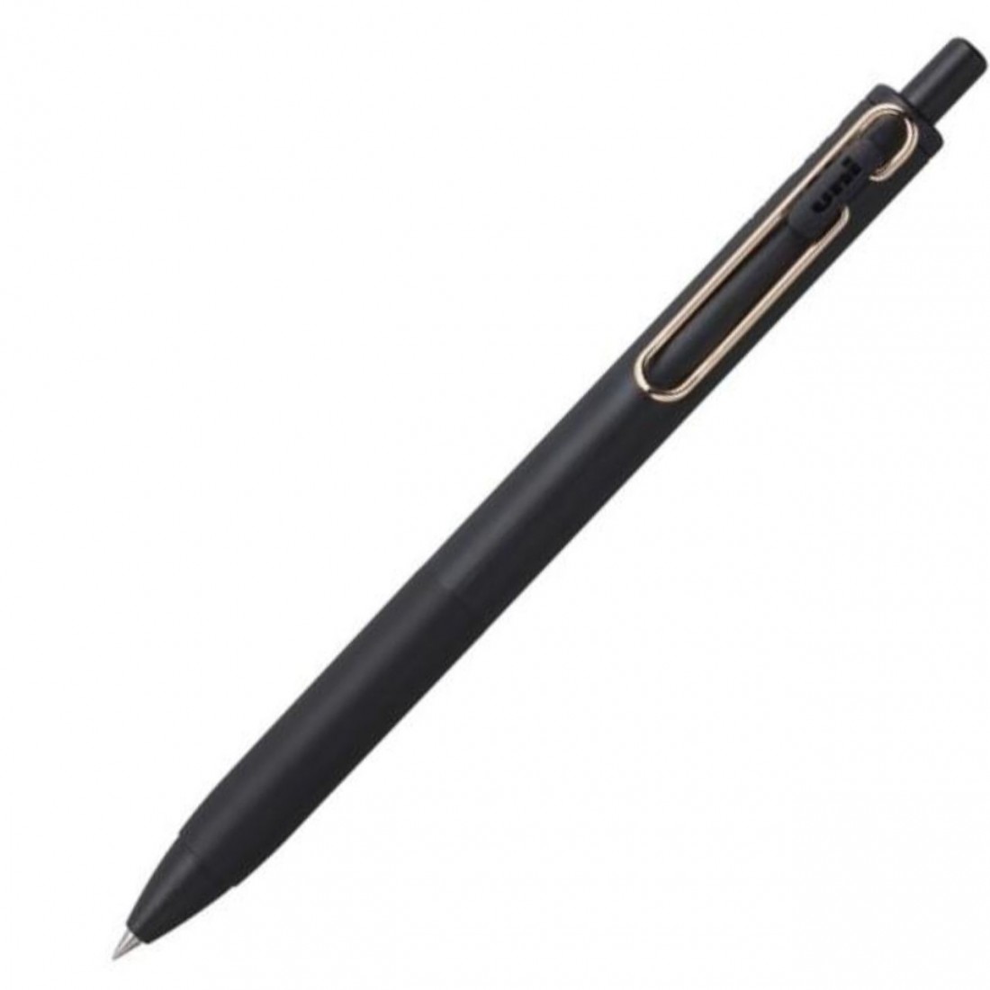 Uni Mitsubishi Zento 0.38mm ballpen, black ink, Black UMN-SG-38BK.24 Rose Gold