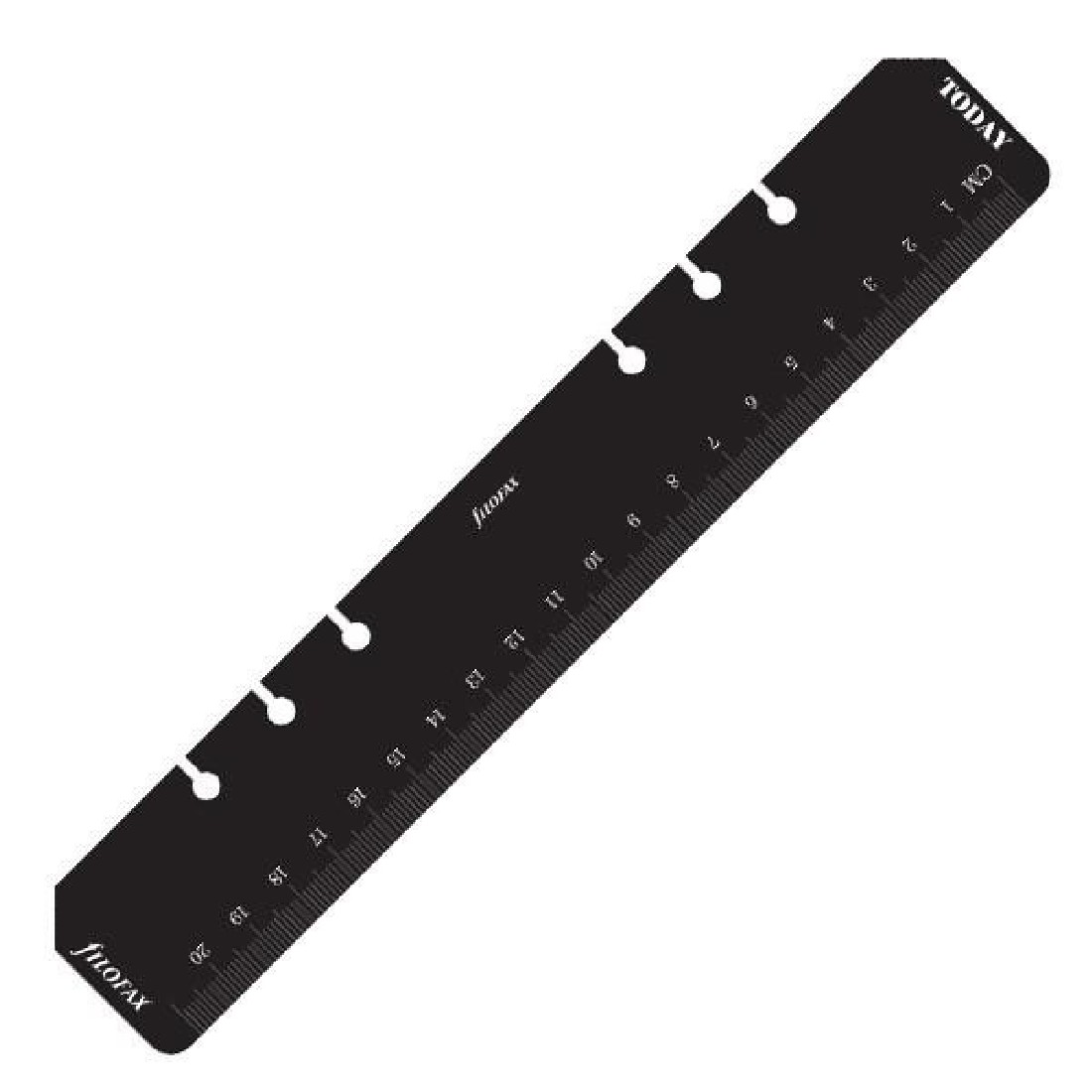 Filofax Refill A5 Ruler Marker Black 343609