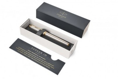 Parker IM Premium Warm Grey GT Fountain Pen