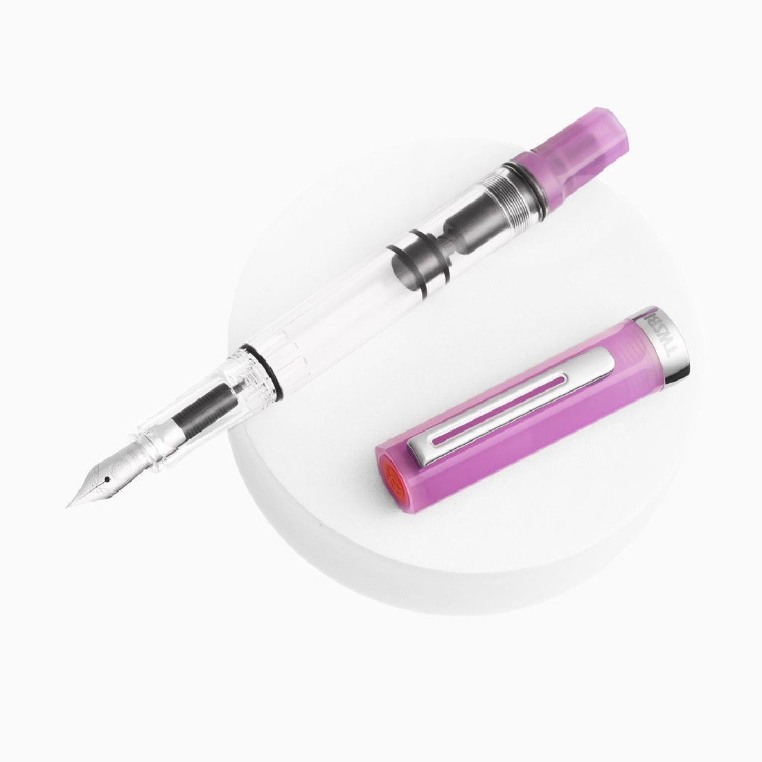 TWSBI ECO GLOW PURPLE  PISTON FILLING FOUNTAIN PEN