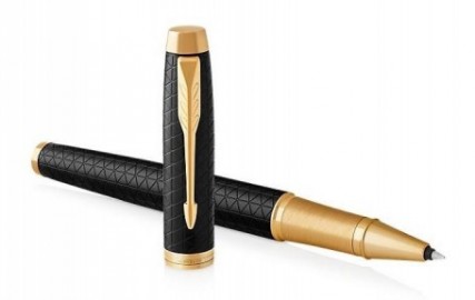 Parker IM Premium Black Gold GT Rollerball PARK