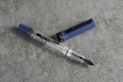 TWSBI ECO SLATE BLUE ONYX PISTON FILLING FOUNTAIN PEN