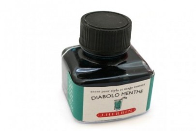 FOUNTAIN PEN INK 13033 DIABOLO MENTHE(MINT LEMONADE GREEN) J.HERBIN