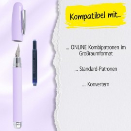 Online Highway Lavender fountain pen 38287