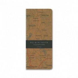 Yamamoto notebook Ro-biki Topographical Map, plain  91×210 mm, 60 pages