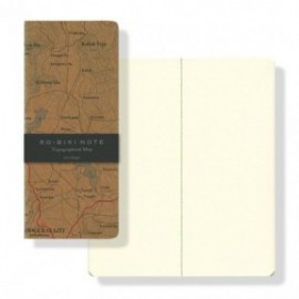 Yamamoto notebook Ro-biki Topographical Map, plain  91×210 mm, 60 pages
