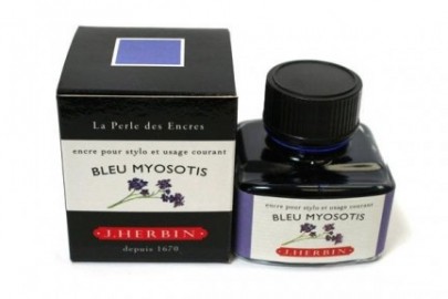 FOUNTAIN PEN INK 13015 BLEU MYOSOTIS(FORGET ME NOT BLEU) J. HERBIN