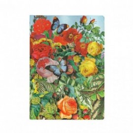 Paperblanks Butterfly Garden Midi 13x18 lined notebook