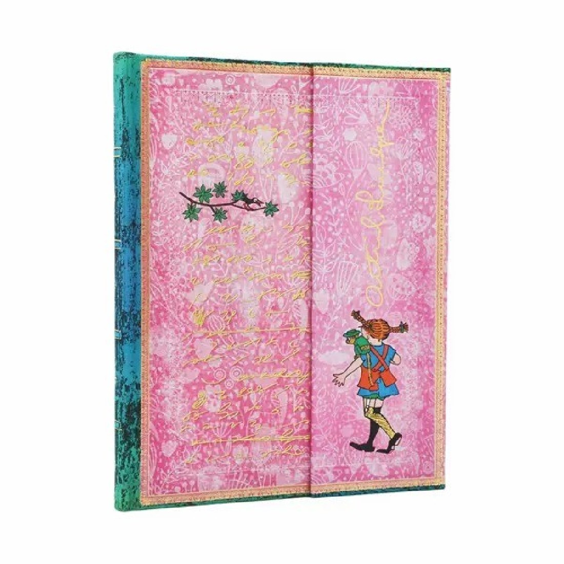 Paperblanks notebook ultra 18x23 Pippi Longstocking story by Astrid Lindgren, hard cover ruled