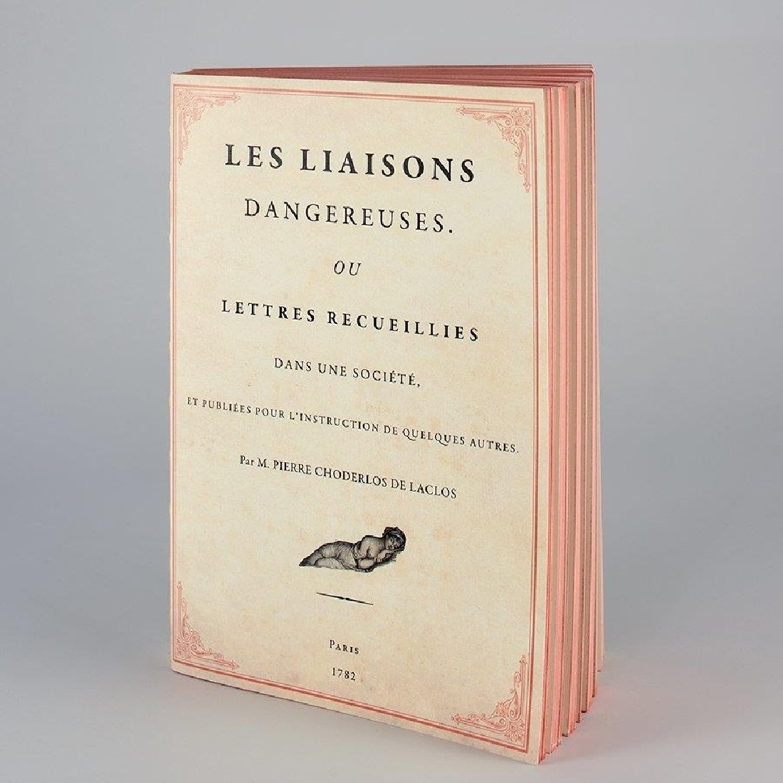 ANTIQUE NOTEBOOK Les liaisons dangereuses LIBRI MUTI