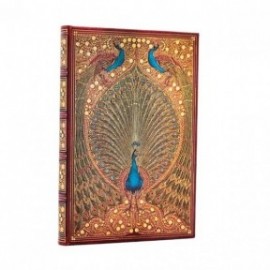 Paperblanks Notebook Hafizs Peacocks Midi Lined