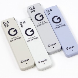 Pilot Neox graphite leads for mechanical pencil, 0,3mm 0.4mm 0,5mm 0,7mm 0,9mm, 30pcs, HRFG