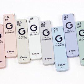 Pilot Neox graphite leads for mechanical pencil, 0,3mm 0.4mm 0,5mm 0,7mm 0,9mm, 30pcs, HRFG