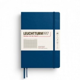 Leuchtturm 1917 Notebook A5 Indigo Squared Hard Cover