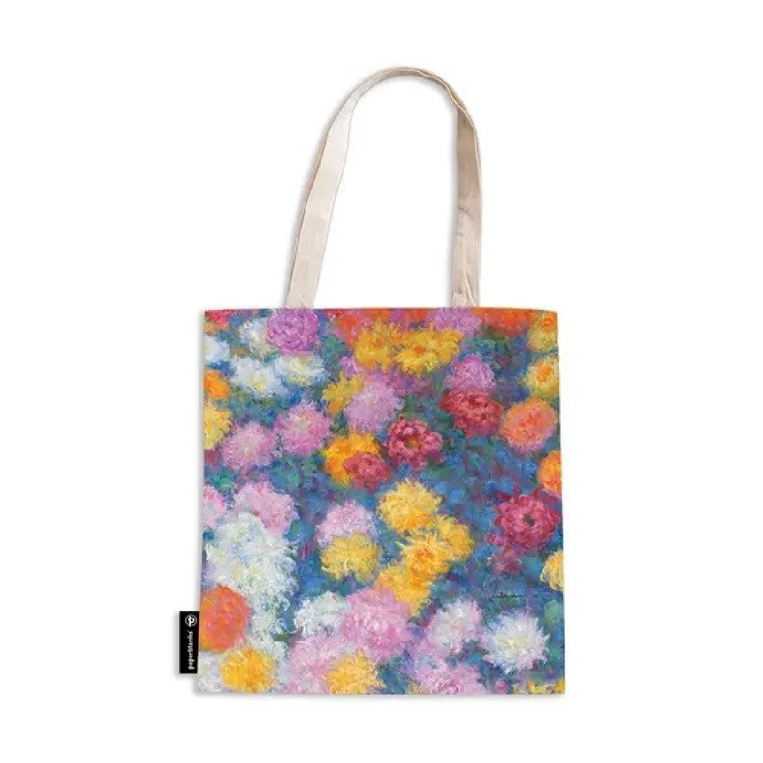 Paperblanks Canvas Bag Monet Chrysanthemums