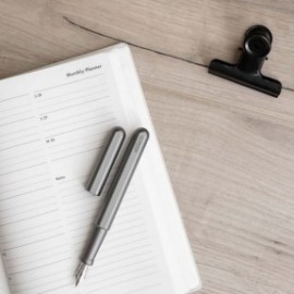 Stilform Aluminium fountain pen Comet Grey