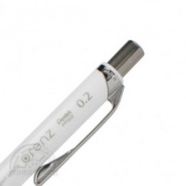 Pentel Orenz 0.2mm White mechanical pencil PP502W