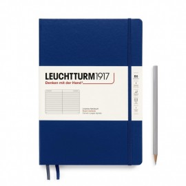 Leuchtturm 1917 Notebook B5 Navy Ruled Hard Cover