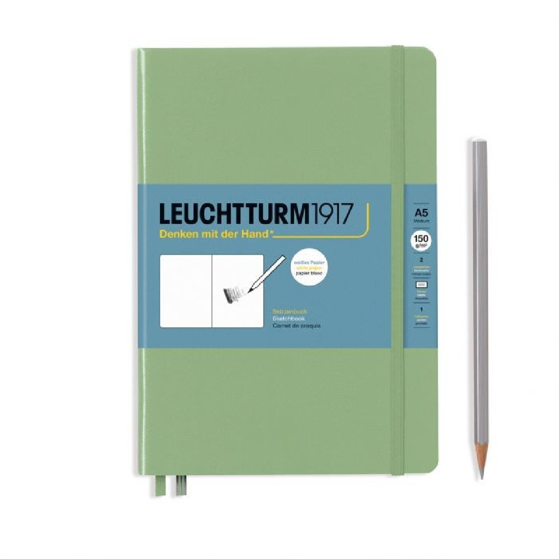 Leuchtturm1917 Sketchbook A5 Medium Sage