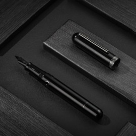 Nahvalur Nautilus  Cephalopod Black Fountain Pen