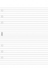 Filofax Refill A5 White Ruled Notepad 342210