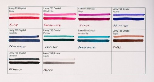 Lamy T53 Crystal Ink 30ml Benitoite  380