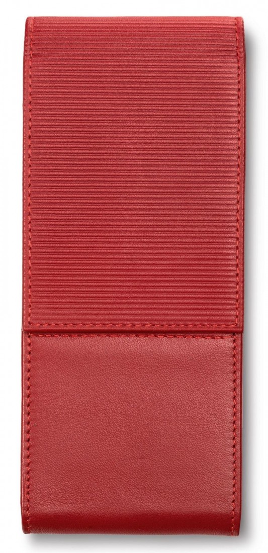 Lamy A316 Premium Leather Pen Case for 3 Pens Red