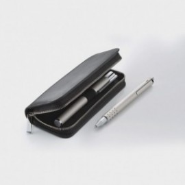 Lamy A403,  Leather Case with Zip for 2 Pens